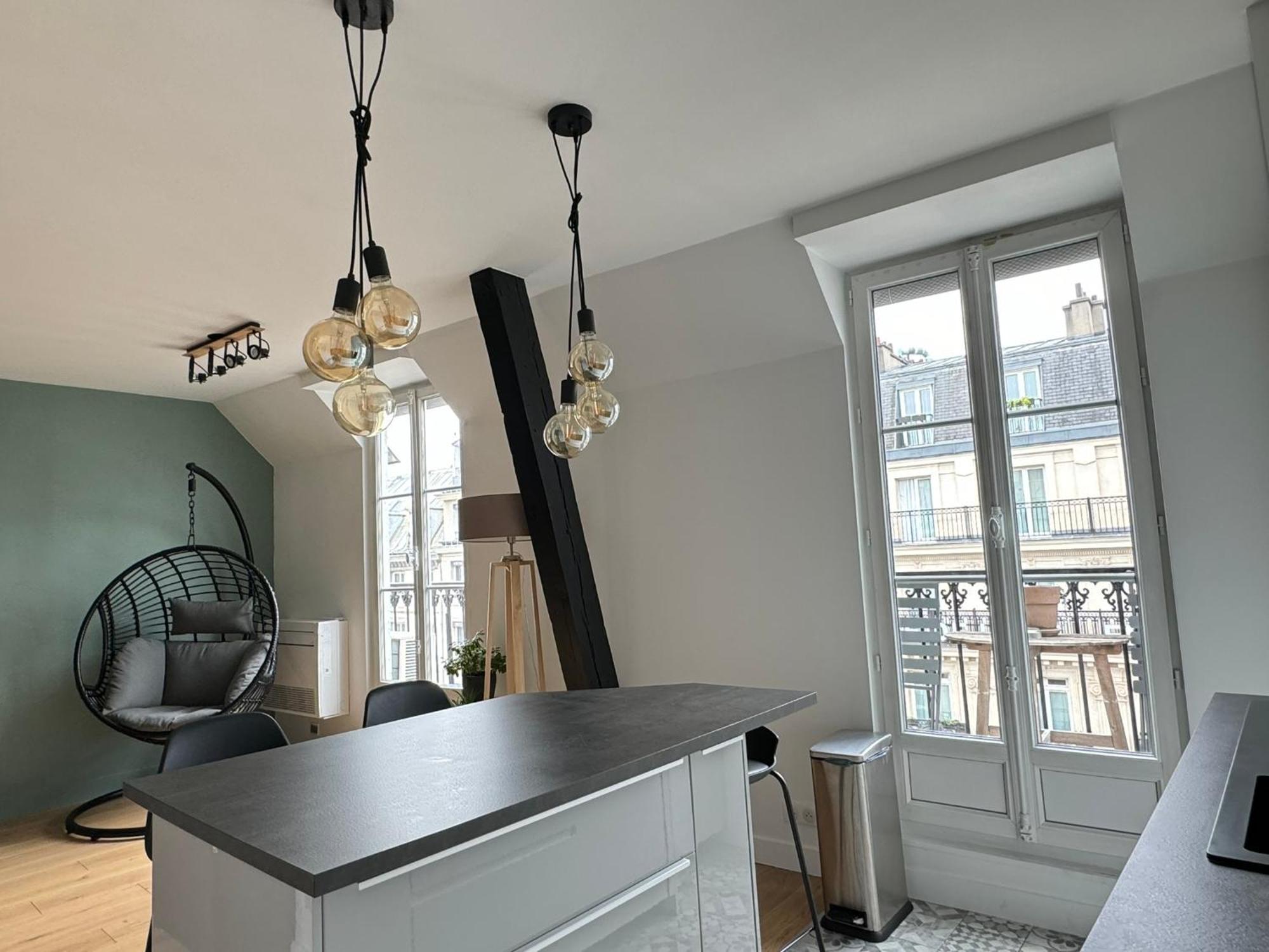 Paris Central 1 Bedroom Apartment With Ac Bagian luar foto